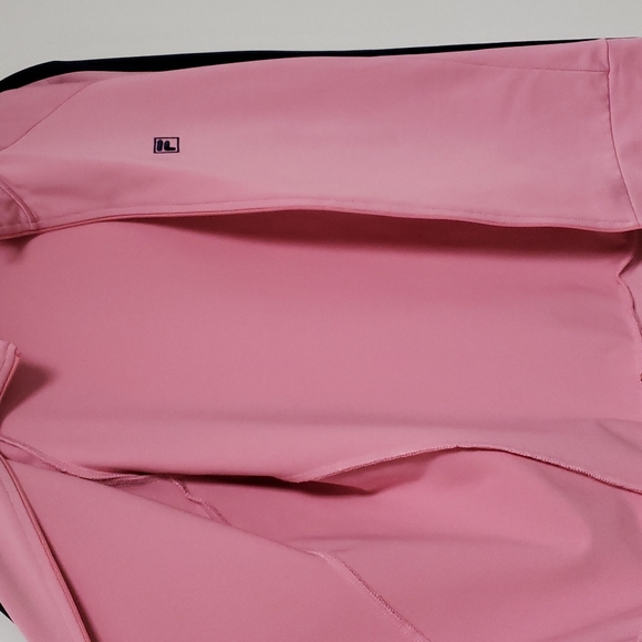 FILA running jacket pink track jacket size large - Picture 14 of 14